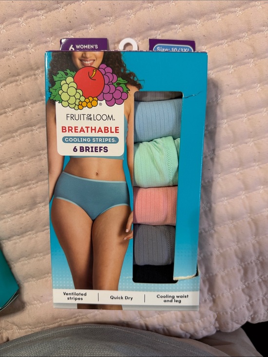 Fruit of the Loom Other - Fruit of the Loom Women's Briefs Pack - Blue, Mint, Pink, Gray, Black